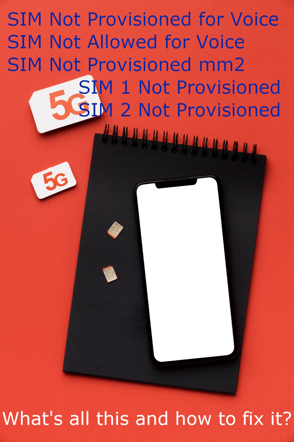 SIM not provisioned for Voice