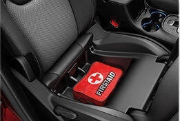 Jeep renegade hidden first aid compartment
