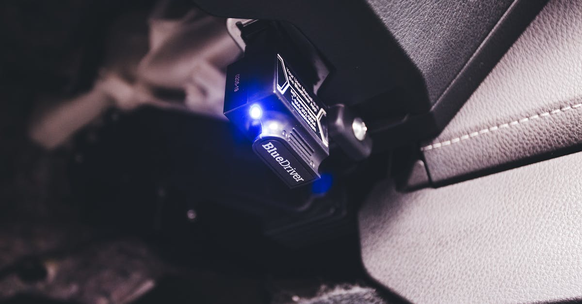 Bluetooth OBD2 scanner connected inside vehicle — C0281 brake switch code diagnosis for Chevy HHR